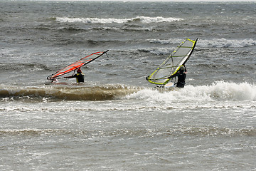 Image showing surfing