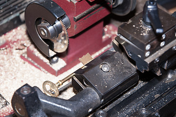 Image showing make a metal key locksmith