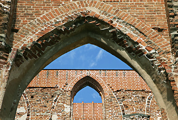 Image showing Ruines of the Tartu cathedral