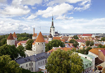 Image showing Aerial view of Tallinn