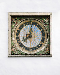 Image showing Old clock of the church of the Holy Spirit, Tallinn