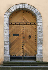 Image showing Old medieval gate