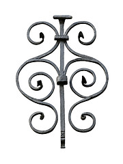 Image showing Medieval ironcast wall decoration