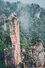 Image showing Zhangjiajie mountains, China