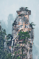 Image showing Zhangjiajie mountains, China