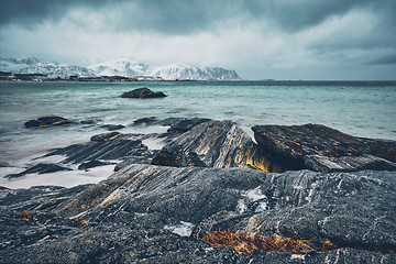 Image showing Lofoten islands landscape