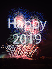 Image showing Happy New Year 2019