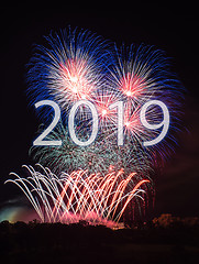 Image showing Happy New Year 2019