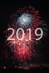 Image showing Happy New Year 2019