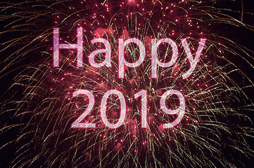 Image showing Happy New Year 2019