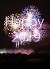 Image showing Happy New Year 2019