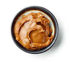 Image showing bowl of melted caramel