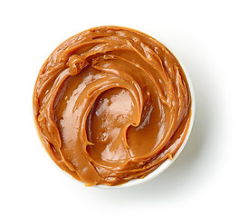 Image showing bowl of melted caramel