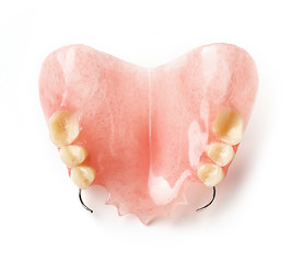 Image showing partial removable denture