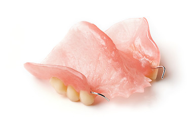 Image showing partial removable denture