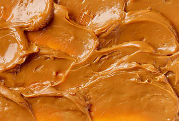 Image showing melted caramel background