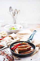 Image showing sausages