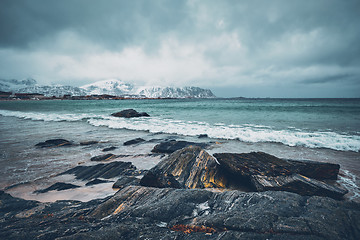 Image showing Lofoten islands landscape