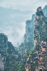 Image showing Zhangjiajie mountains, China