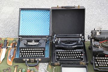 Image showing Typewriters