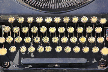 Image showing Typewriter Keyboard