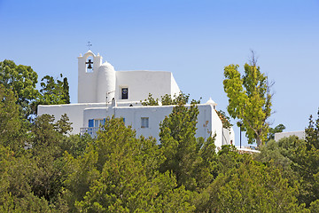 Image showing Church of Santa Eularia  des Riu in Ibiza Spain