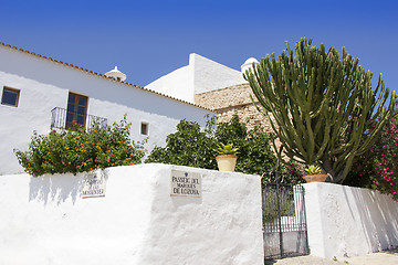 Image showing Church of Santa Eularia  des Riu in Ibiza Spain