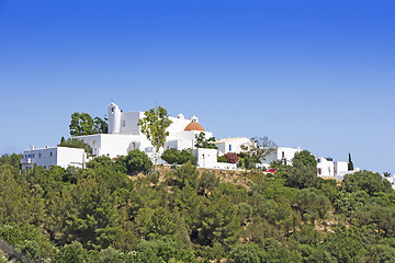 Image showing Church of Santa Eularia  des Riu in Ibiza Spain