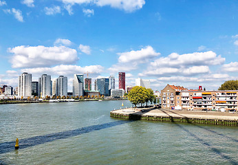 Image showing panoramic view of Rotterdam