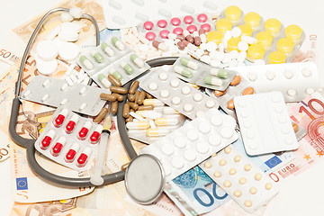 Image showing health medications money