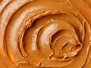 Image showing melted caramel background