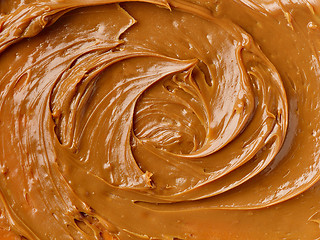 Image showing melted caramel background