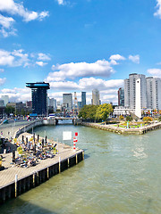 Image showing panoramic view of Rotterdam