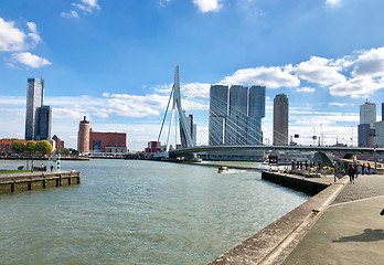 Image showing panoramic view of Rotterdam