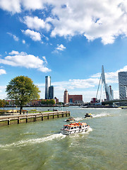 Image showing panoramic view of Rotterdam