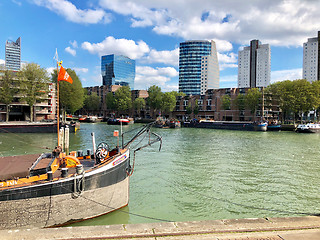 Image showing panoramic view of Rotterdam