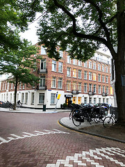 Image showing View of Old Amsterdam street