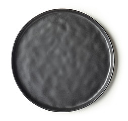 Image showing black plate on white background