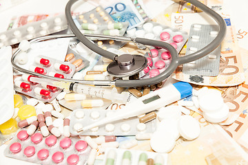 Image showing health medications money