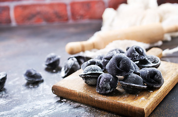 Image showing black pelmeni