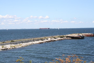 Image showing The sea between Sweden and Denmark