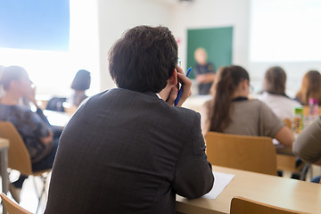 Image showing Lecturer at university.