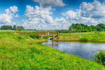 Image showing Latvian country side landscape view