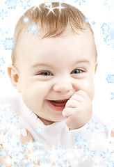 Image showing laughing baby