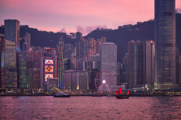 Image showing Hong Kong skyline. Hong Kong, China