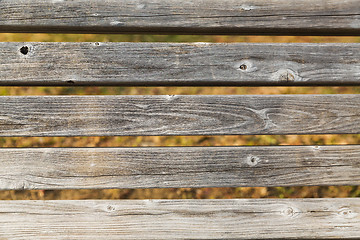 Image showing old wooden fence background