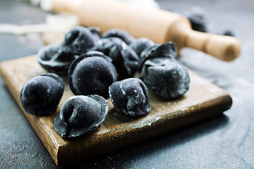 Image showing black pelmeni