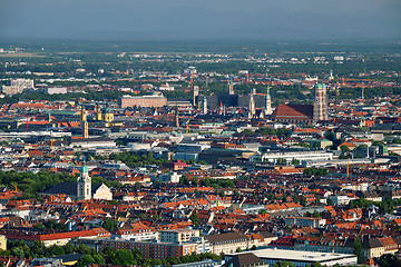 Image showing Aerial view of Munich. Munich, Bavaria, Germany