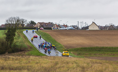 Image showing The Peloton - Paris-Nice 2017