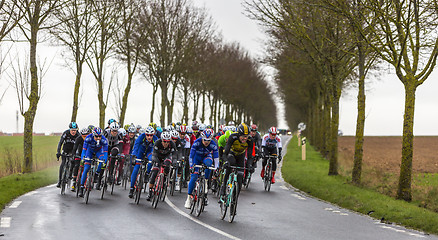 Image showing The Peloton - Paris-Nice 2017